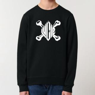 Mikina Lucie kříž unisex, černá Velikost: 3XL