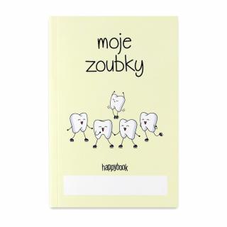 happybook Zápisník pro děti Moje zoubky, A6