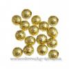 dekorace Glitter kuličky 1cm zlatá 15ks