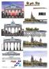 kreativní papír na vystřihování 3D obrázky Německa