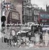 ubrousky na decoupage Londýn retro