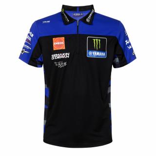 Pánská polokošile Yamaha MotoGP Factory modro-černá Velikost: M