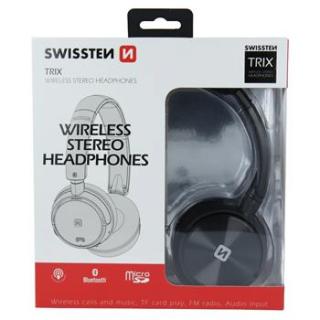 BLUETOOTH STEREO SLUCHÁTKA SWISSTEN TRIX ČERNÁ