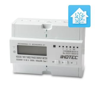 HDTEC HDS238-7HA chytrý WiFi elektroměr Tasmota, Home Assistant, Třífázový