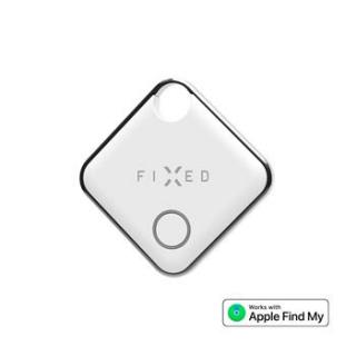 Smart tracker FIXED Tag s podporou Find My, bílý