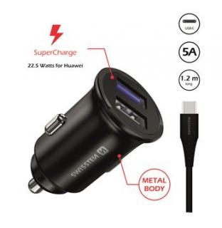 SWISSTEN CL ADAPTÉR PRO HUAWEI SUPER CHARGE 22.5W + KABEL HUAWEI SUPER CHARGE 5A 1,2 M