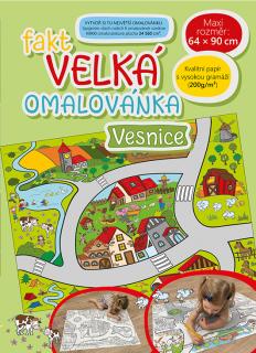 Fakt velká omalovánka - Vesnice