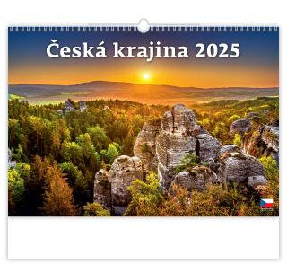 Nástěnný kalendář Česká krajina 2025 450x315(70) mm