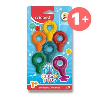 Pastely Maped Color´Peps Baby Crayons - 6 barev