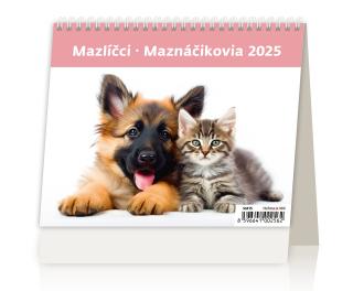 Stolní kalendář MiniMax Mazlíčci/Maznáčikovia 2025 171x139(25) mm