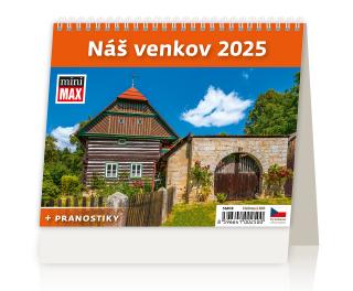 Stolní kalendář MiniMax Náš venkov + pranostiky 2025 171x139(25) mm