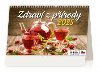 Stolní kalendář Zdraví z přírody – 14denní 2025 226x139(30) mm