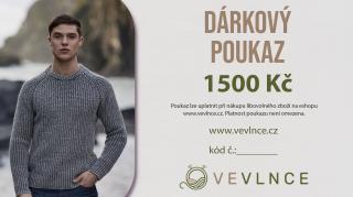 Dárkový poukaz 1500 Kč