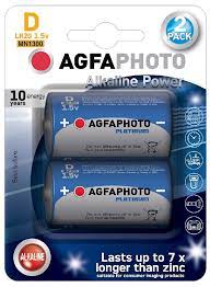 AgfaPhoto D 2ks AP-R20-2B  (Alkalické baterie R20/D AgfaPhoto, 2 ks (blistr))