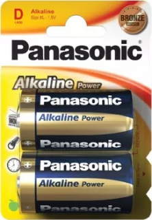 Alkalická baterie Power - D/LR20 2BP Panasonic (Alkalická baterie Power - D/LR20 2BP Panasonic 2ks)