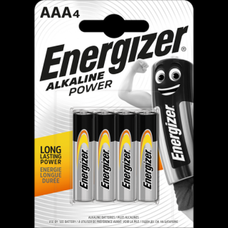 Baterie AAA/LR03 ENERGIZER POWER, 4 ks (blistr) (Baterie AAA/LR03 ENERGIZER POWER, 4 ks (blistr))