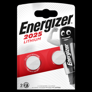 Baterie CR2025 ENERGIZER, 2 ks (blistr) (Baterie CR2025 ENERGIZER, 2 ks (blistr))