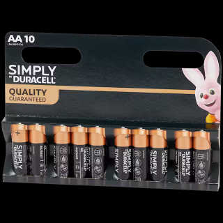 Baterie Duracell Simply AA (Baterie Duracell Simply AA 10 kusů)