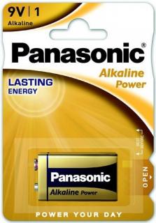 Baterie Panasonic 9 V (Panasonic Alkaline Power 9V 1ks 6LF22APB/1BP)