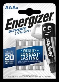 Energizer Lithium AAA 4ks (Energizer Lithium AAA 4ks v blistr balení)