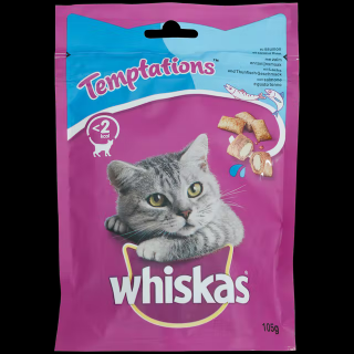 Kočičí pamlsky Whiskas Temptations Whiskas (Kočičí pamlsky Whiskas Temptations Whiskas 105 g)