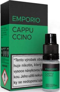 Liquid EMPORIO Cappuccino 10ml  (Liquid EMPORIO Cappuccino 10ml - Kávový nápoj, který v sobě nese chuť espressa, mléka a mléčné pěny)