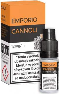 Liquid EMPORIO SALT Cannoli 10ml (Liquid EMPORIO SALT Cannoli 10ml - Trubička ze sladkého těsta naplněná vanilkovým krémem)