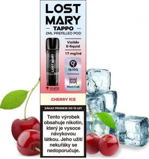 Lost Mary Tappo Cherry Ice 17mg (Předplněná cartridge LOST MARY TAPPO o objemu 2ml s příchutí ledové třešně)