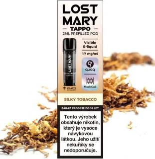 Lost Mary Tappo Silky Tobacco 17mg (Předplněná cartridge LOST MARY TAPPO o objemu 2ml s příchutí výběrového jemného tabáku)