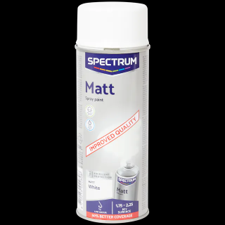 Matná barva ve spreji Spectrum bílá 400 ml (Matná barva ve spreji Spectrum bílá 400 ml)