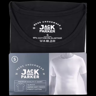 Pánské tričko Jack Parker velikost S černá (Pánské tričko Jack Parker velikost S černá)