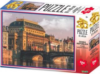 PRIME 3D Puzzle Národní divadlo, Praha 3D 500 dílků (PRIME 3D Puzzle Národní divadlo, Praha 3D 500 dílků)