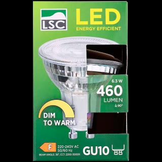 Reflektorová LED žárovka LSC (Reflektorová LED žárovka LSC 6,3 wattu, 460 lumenů)