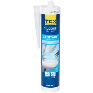 Silikonový tmel TCX Sanitární (Silikonový tmel TCX Sanitární - 280 ml průhledný)