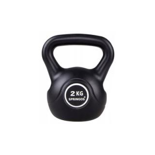 SPRINGOS Kettlebell činka 2 kg ABS (Činka Kettlebell 2 kg ABS SPRINGOS)