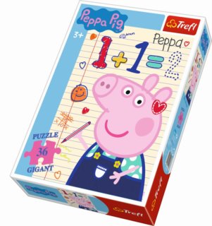 TREFL Puzzle Prasátko Peppa: Počítání GIGANT 36 dílků (TREFL Puzzle Prasátko Peppa: Počítání GIGANT 36 dílků)