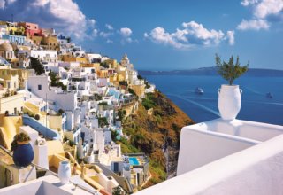 TREFL Puzzle Santorini, Řecko 1500 dílků (TREFL Puzzle Santorini, Řecko 1500 dílků)