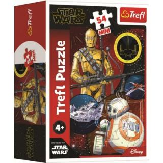 TREFL Puzzle Star Wars: C3PO a BB8 54 dílků (TREFL Puzzle Star Wars: C3PO a BB8 54 dílků)