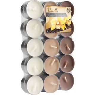 Vonná čajová svíčka 30ks v balení (Vonné čajové svíčky Scented Candles až 120 hodin hoření)