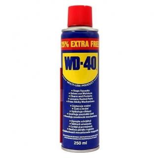 WD-40 250 ml (Víceúčelový přípravek WD-40 Multi-Use Product Flexible chrání kovy před korozí a tvorbou rzi, proniká mezi zadřené díly, vytěsňuje vlhkost a maže téměř cokoliv.)