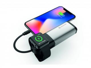 SWISSTEN 2v1 powerbanka 6700 mAh s certifikací MFI a speciální bezdrátovou nabíječkou pro Apple Watch