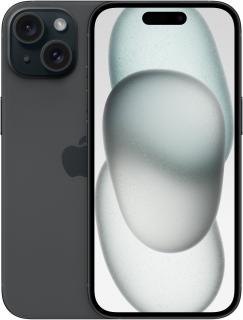 Telefon APPLE iPhone 15 Barva: Černá, Paměť: 128 GB