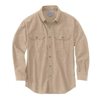 CARHARTT CHAMBRAY SHIRT DARK TAN CHAMBRAY Velikost: XL