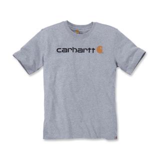 CARHARTT CORE LOGO T-SHIRT S/S HEATHER GREY Velikost: M