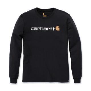 CARHARTT LONG SLEEVE T-SHIRT CORE LOGO BLACK Velikost: L