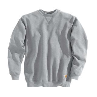 CARHARTT MIDWEIGHT CREWNECK SWEATSHIRT HEATHER GREY Velikost: XL