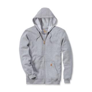 CARHARTT ZIP HOODED SWEATSHIRT HEATHER GREY Velikost: L