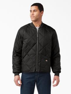 DIAMOND QUILTED JACKET BLK Velikost: L