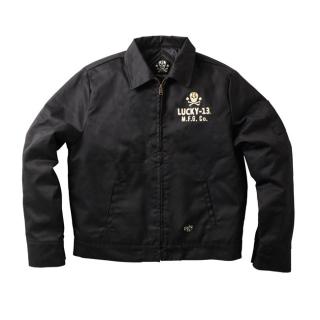 LUCKY 13 PIRATE SKULL WORKJACKET BLACK Velikost: L