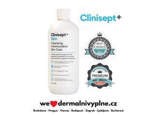 CLINISEPT+ ANTIMICROBIAL SKIN CARE - RYCHLE PŮSOBÍCÍ REVOLUČNÍ ANTIMIKROBIÁLNÍ ROZTOK pro čištění pleti PŘED A PO ESTETICKÝCH ZÁKROCÍCH 490ml